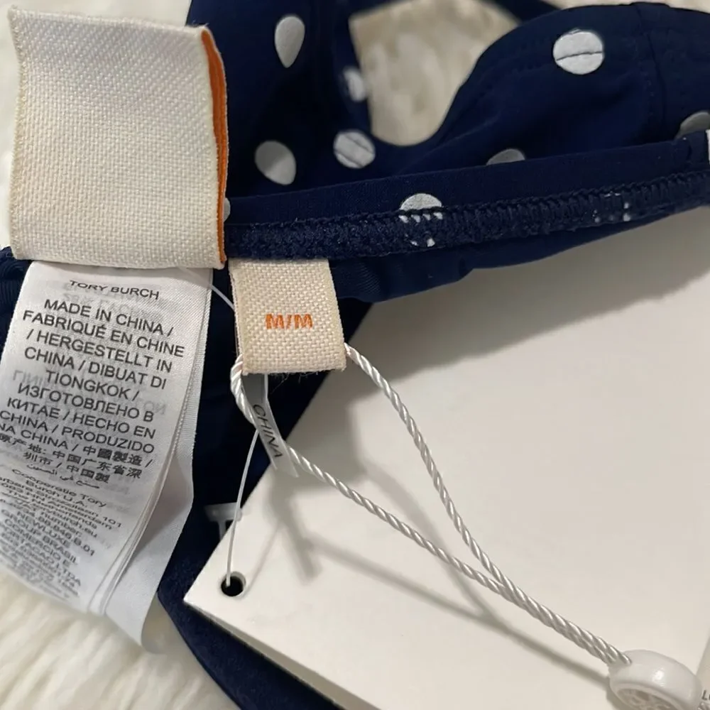 TORY BURCH BIKINI TOP NWT SIZE M